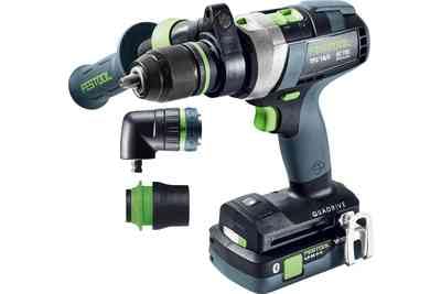 Festool TPC 18/4 Akku-Schlagbohrschrauber QUADRIVE Set – 2 Akkus, Schnelllader, im Systainer