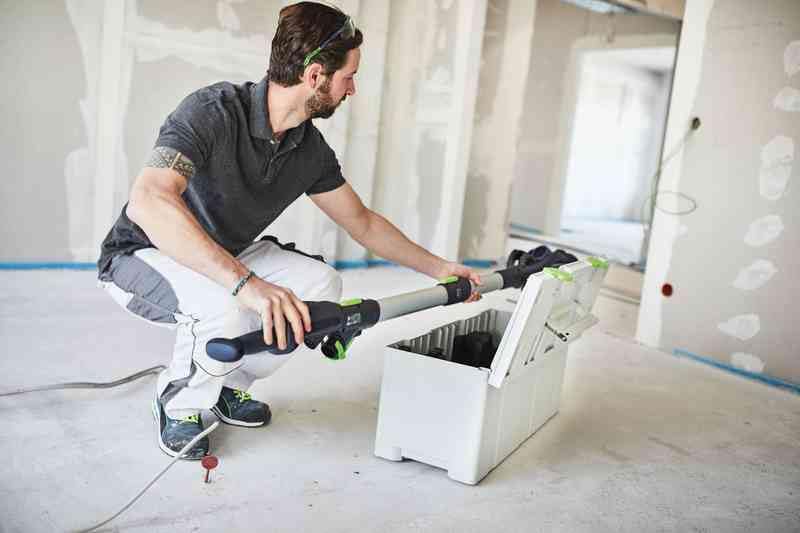 Festool PLANEX LHS 2 225 mit CTM 36 Set – Langhalsschleifer mit Absaugung, im Systainer