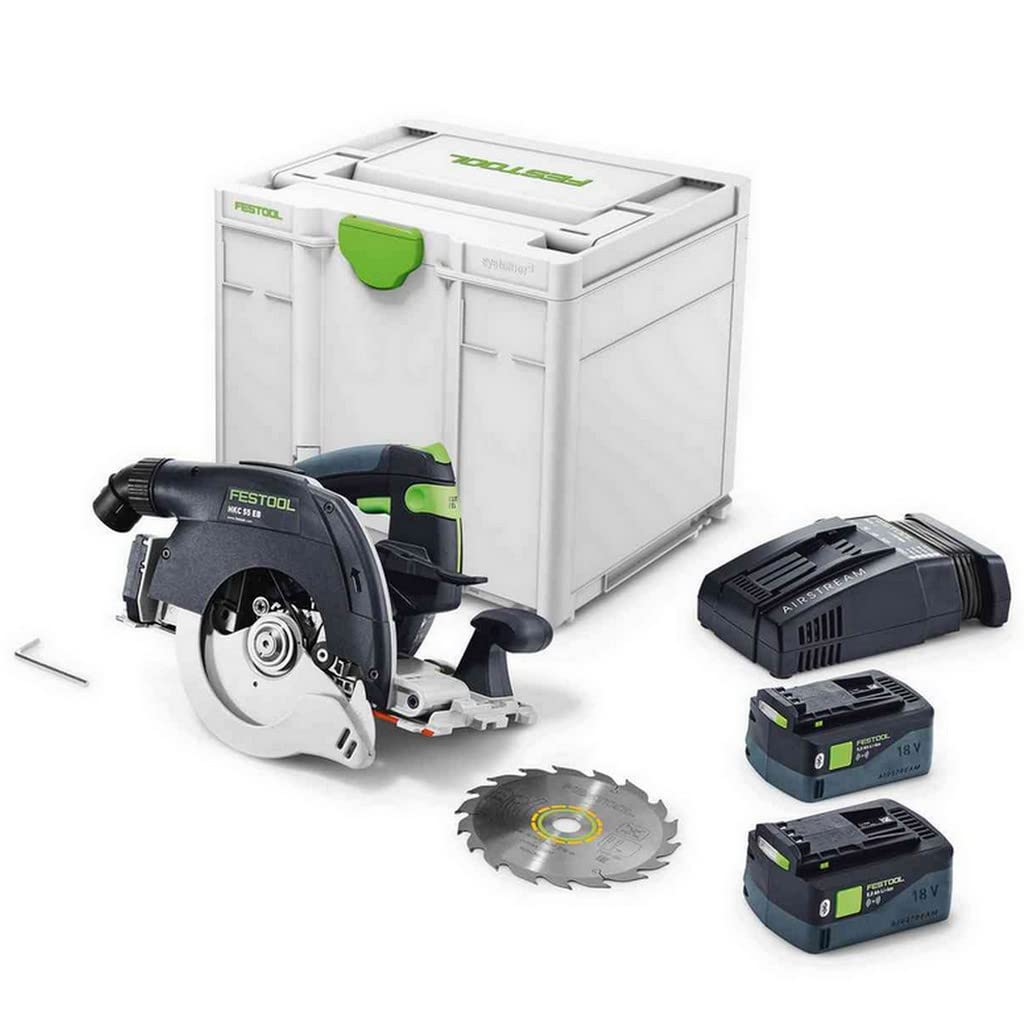 Festool HKC 55 Akku-Handkreissäge 18V – 2x5,0Ah, EBI-Plus-SCA, im Systainer