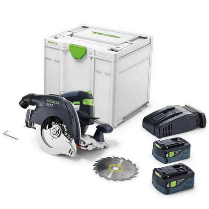 Festool HKC 55 Akku-Handkreissäge 18V – 2x5,0Ah, EBI-Plus-SCA, im Systainer