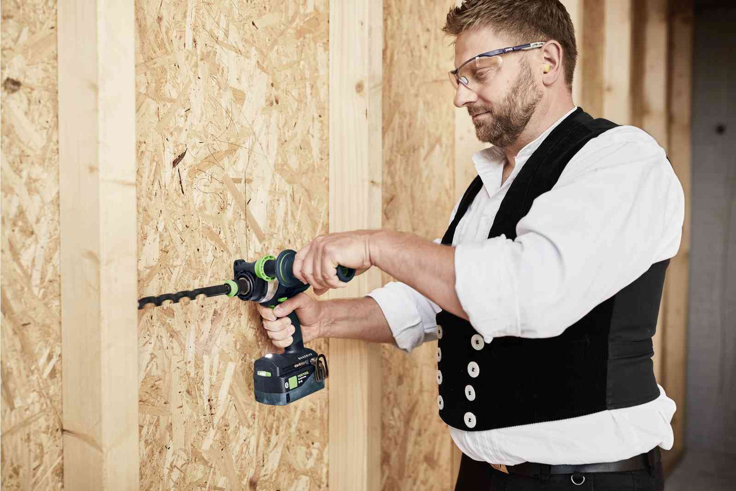 Festool TPC 18/4 Akku-Schlagbohrschrauber QUADRIVE Set XL – 2 Akkus, Schnelllader, im Systainer