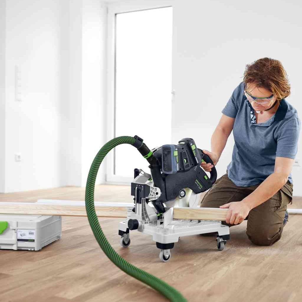 Festool SYMC 70 Akku-Leistensäge SYMMETRIC 2x18V – 216 mm, EBI-Plus