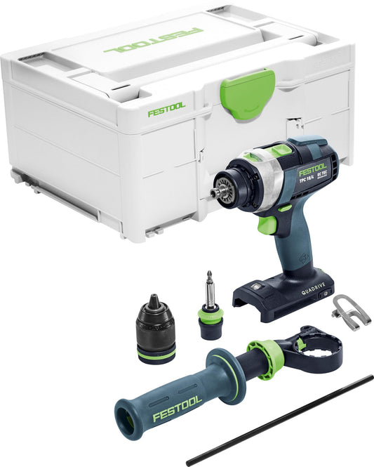 Festool TPC 18/4 Akku-Schlagbohrschrauber QUADRIVE – Brushless, 4-Gang, im Systainer