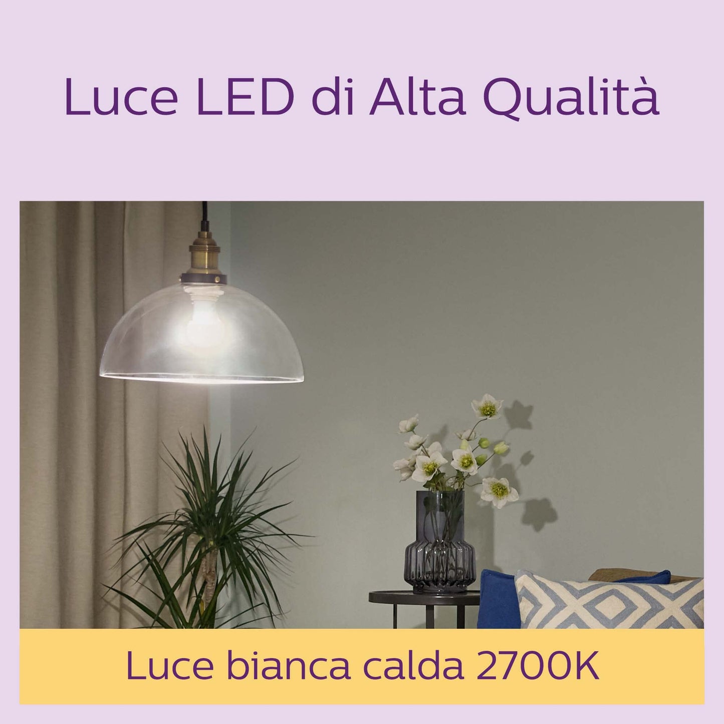 Philips Classic LED E27 Lampe, 60W, matt, warmweiß, nicht dimmbar, Doppelpack
